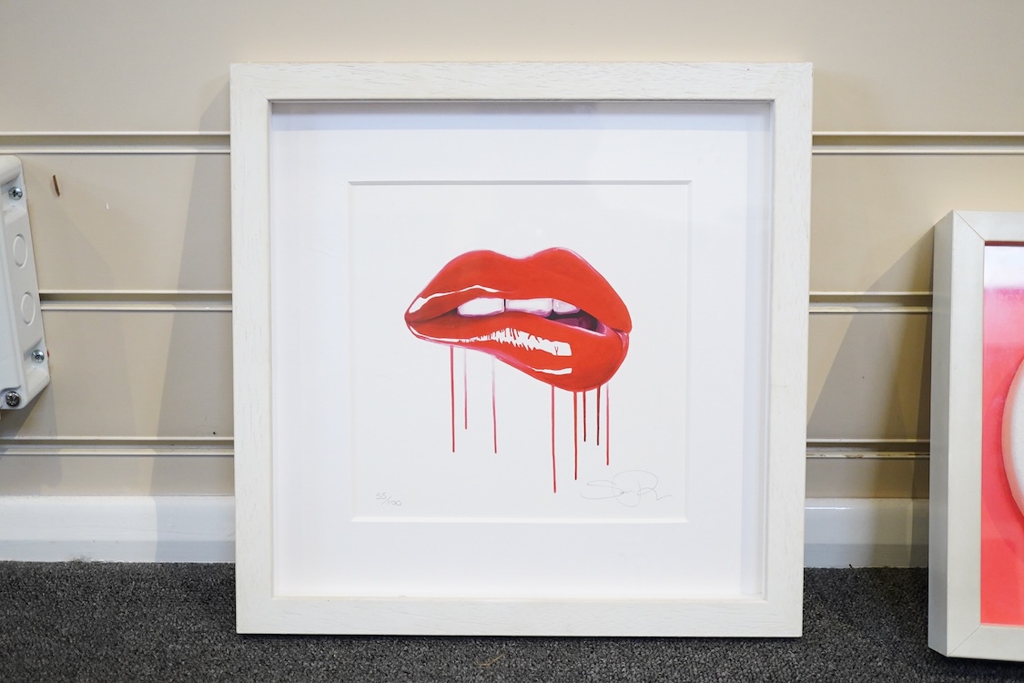 Sara Pope (b.1973), 'Influencer', signed in pencil, limited edition 55/100, colour print, 19 x 19cm
